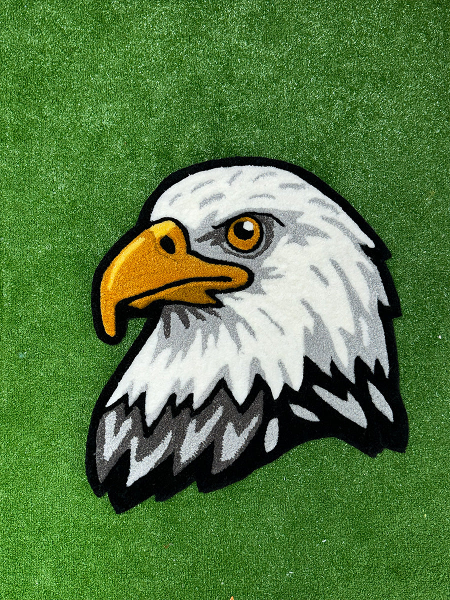 Altair Edition Bald Eagle Handmade Tufted Rug & Wall Art Decor