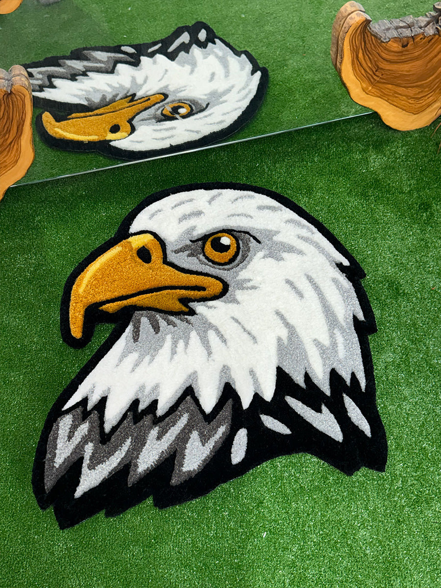 Altair Edition Bald Eagle Handmade Tufted Rug & Wall Art Decor