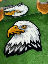 Altair Edition Bald Eagle Handmade Tufted Rug & Wall Art Decor