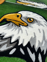 Altair Edition Bald Eagle Handmade Tufted Rug & Wall Art Decor