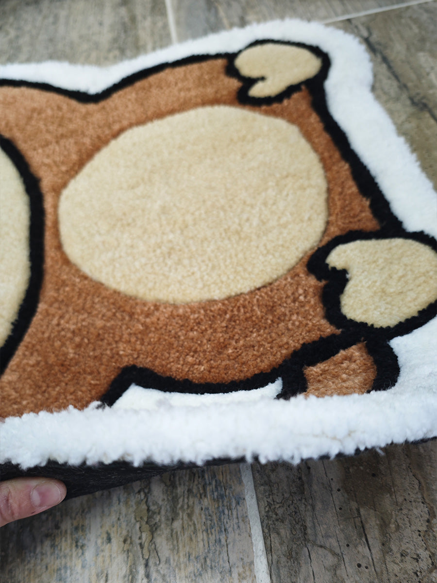 Coco Cute Monkey Handmade Tufted Rug & Nursery Decor