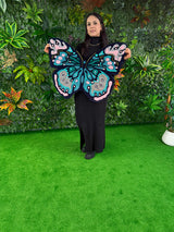 Flyra Butterfly Handmade Tufted Rug & Wall Art