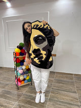Helios Greek Bust Handmade Tufted Rug & Wall Art