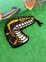 Hydra Snake Head Handmade Tufted Rug & Wall Art