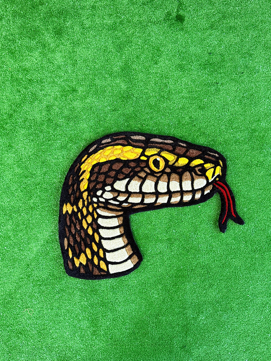 Hydra Snake Head Handmade Tufted Rug & Wall Art