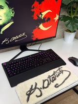 K. Ataturk Signature Edition | Handmade Tufted Keyboard Pad Desk Mat