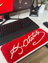 K. Ataturk Signature Edition | Handmade Tufted Keyboard Pad Desk Mat
