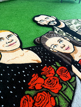 Laria Custom Family Portrait Handmade Tufted Rug & Wall Art