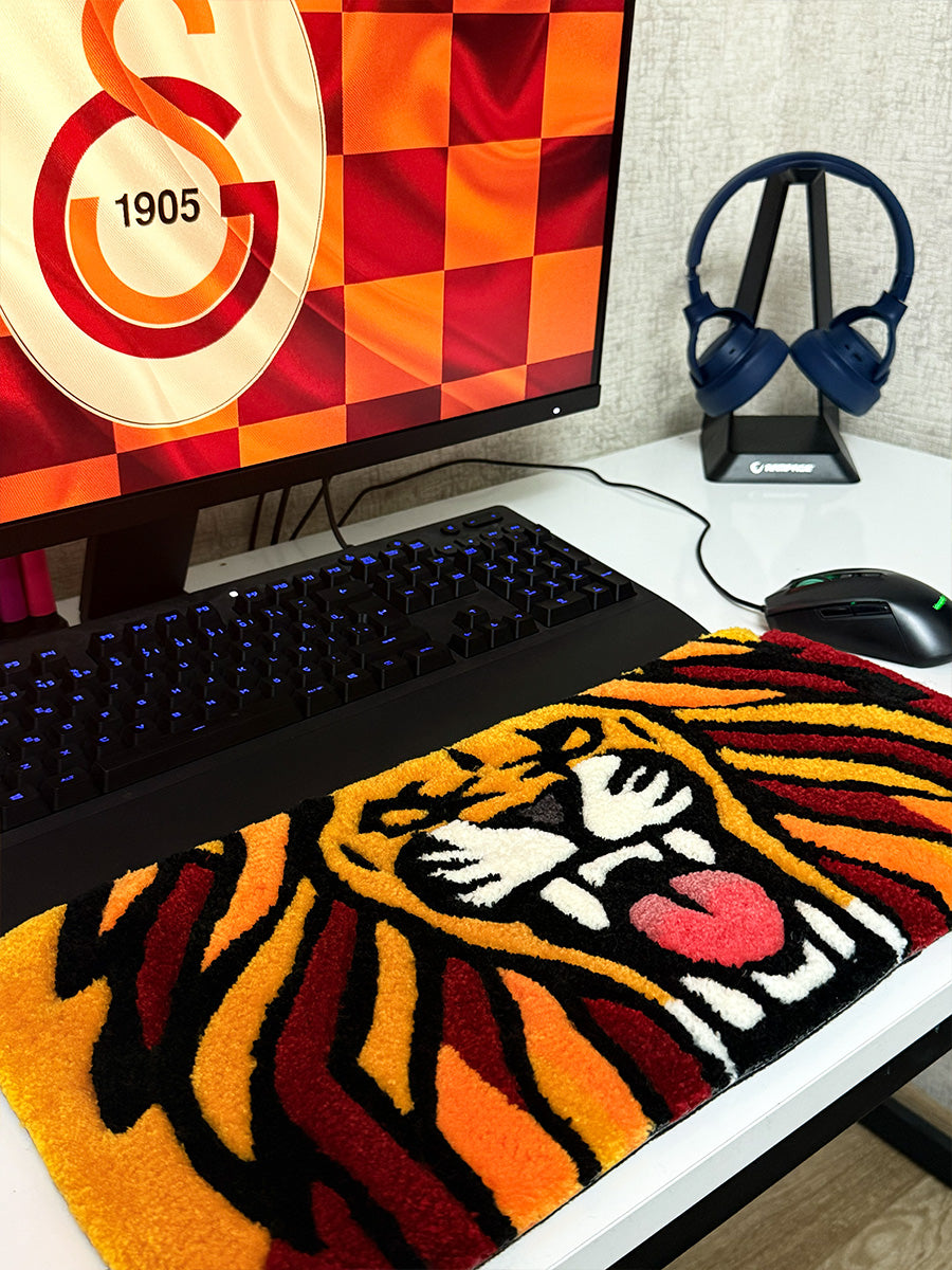 Leonis Edition | Handmade Tufted Rug Keyboard Wrist Rest & Desk Accessory
