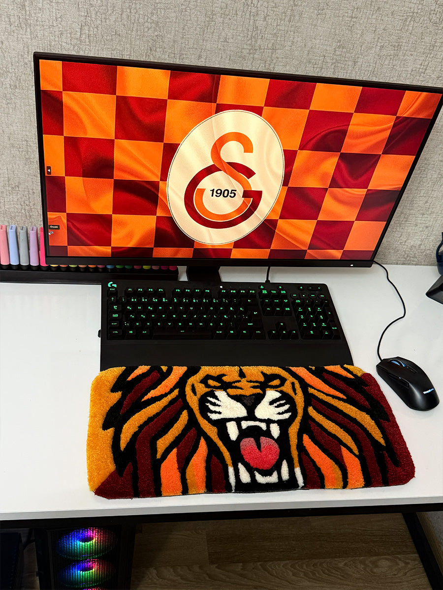 Leonis Edition | Handmade Tufted Rug Keyboard Wrist Rest & Desk Accessory