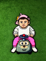 Mino Custom Child Portrait Handmade Tufted Rug & Wall Art