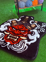 Onix Oni Mask Custom Car Mat & Handmade Tufted Rug