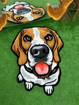Patiya Custom Pet Portrait Handmade Tufted Rug & Wall Art