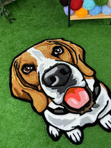 Patiya Custom Pet Portrait Handmade Tufted Rug & Wall Art