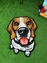Patiya Custom Pet Portrait Handmade Tufted Rug & Wall Art