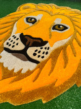 Regulus Majestic Lion Handmade Tufted Rug & Wall Art