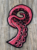 Vibrant Octopus Handmade Tufted Rug & Ocean Wall Art